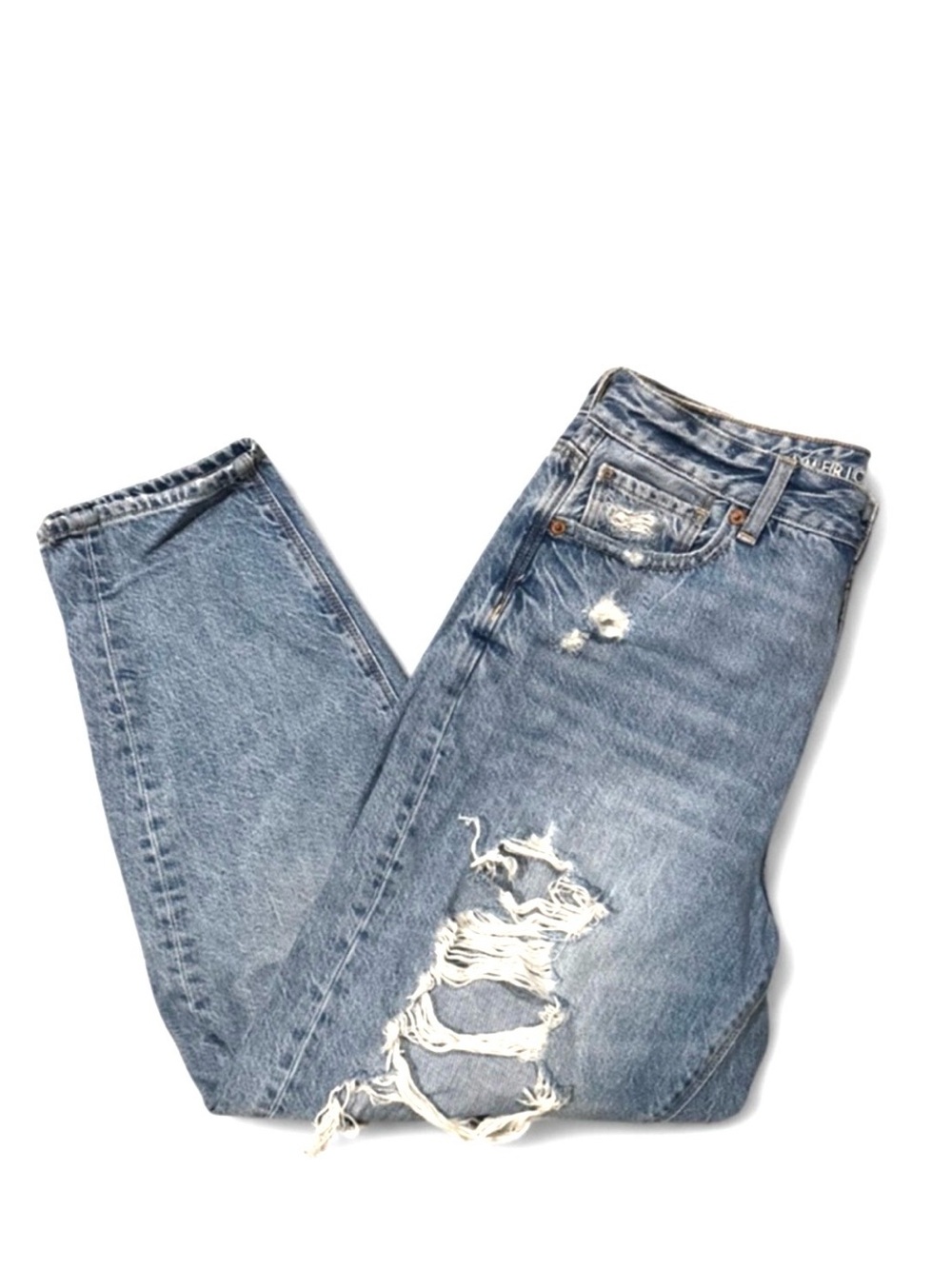 Y2K American Eagle Outfitters Distressed Women’s Denim Size 4 (See measurements)